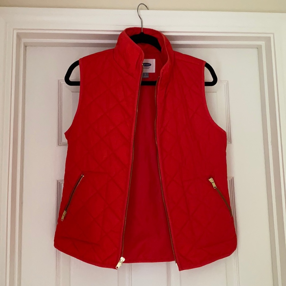 Old navy red/orange vest